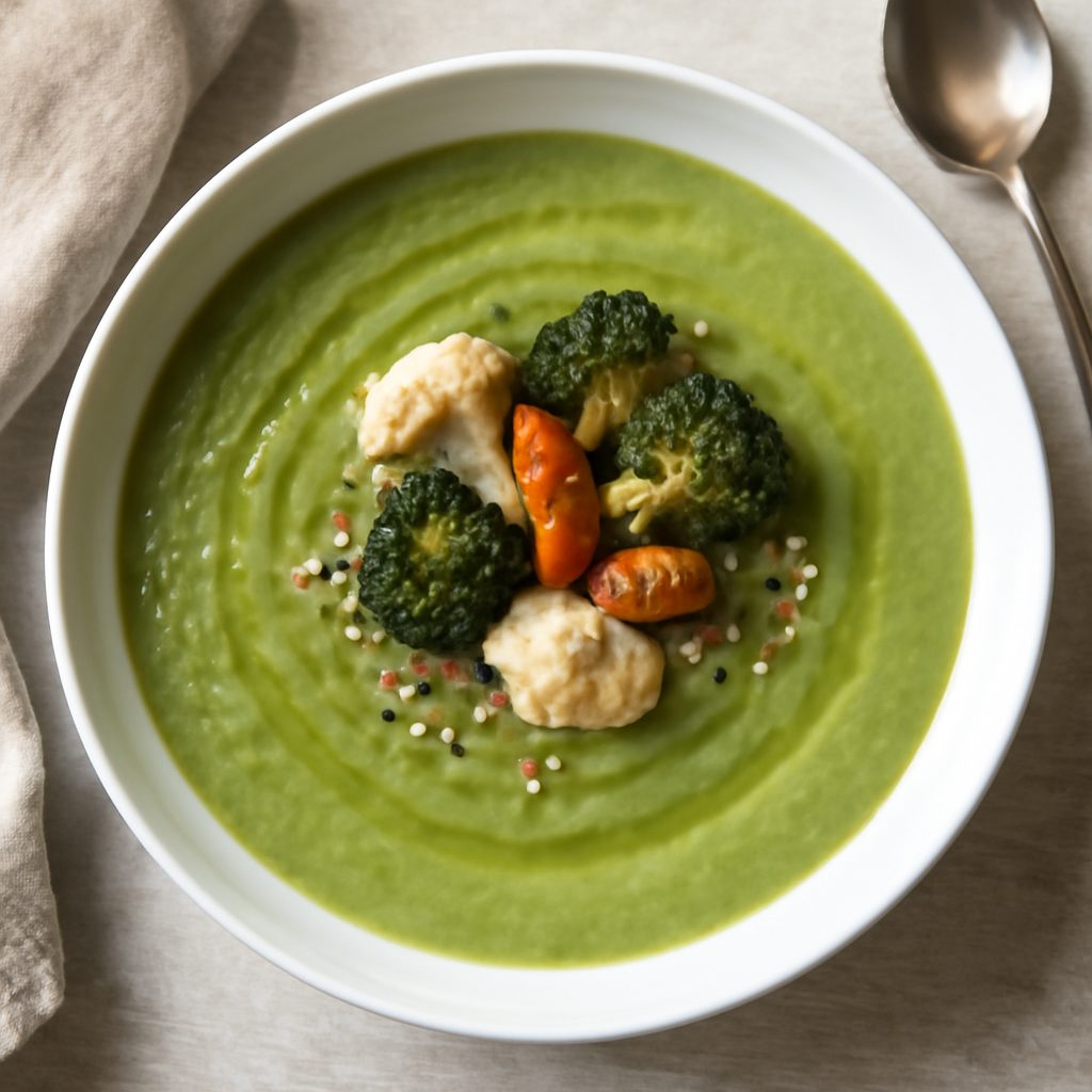 Crema di verdure invernale proteica low-carb