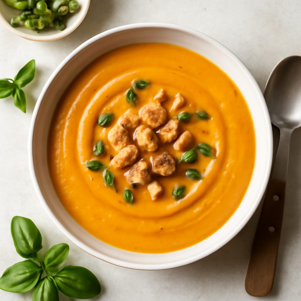 Crema di zucca proteica al profumo di cannella