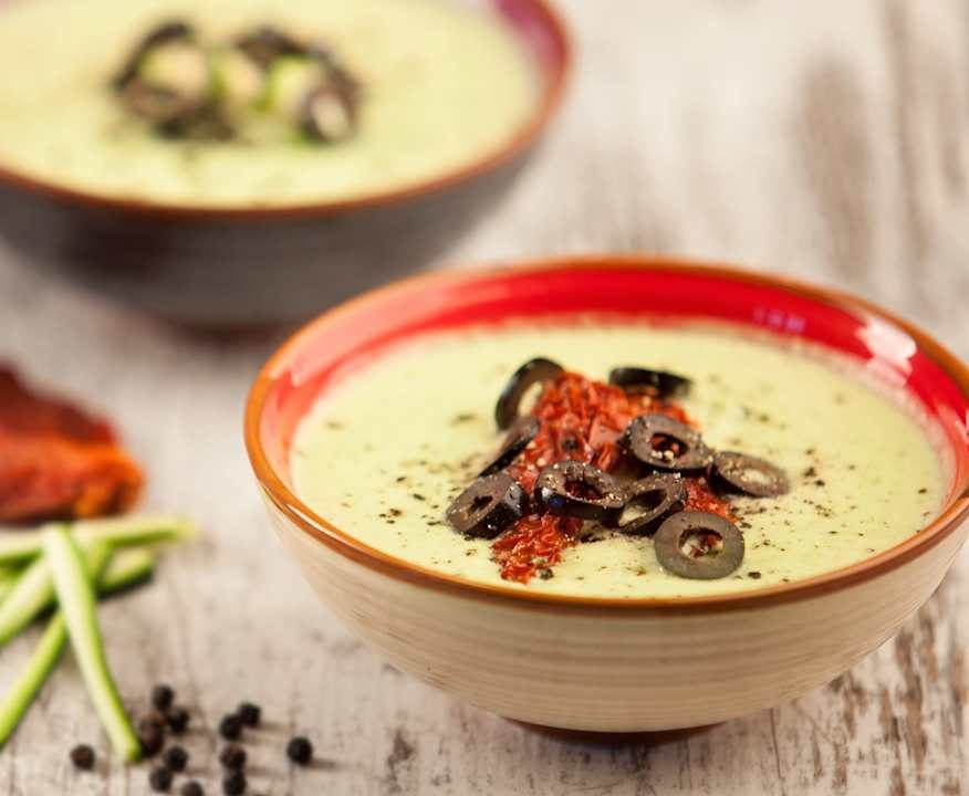Crema di zucchine e anacardi raw Low Fat