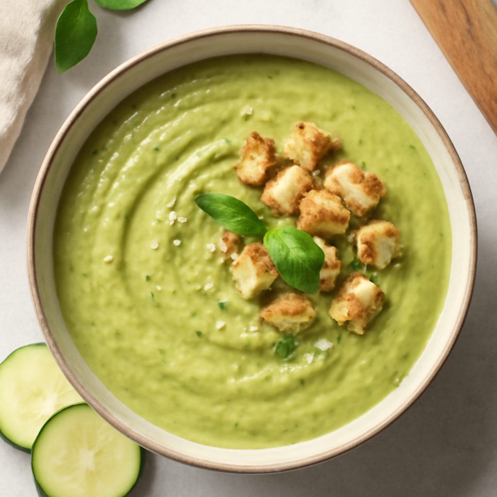 Crema di zucchine proteica low-carb (Bimby Friend)