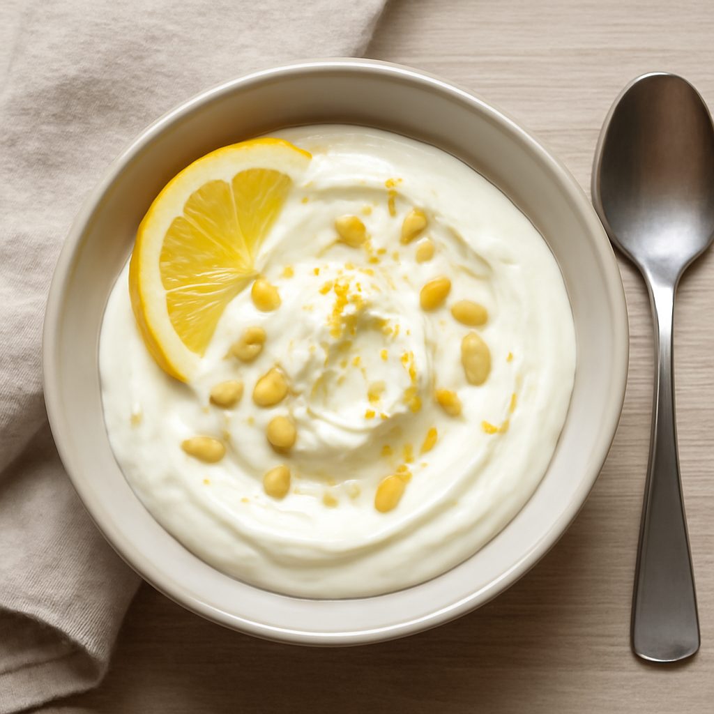 Crema yogurt greco e mascarpone al limone (TM6)