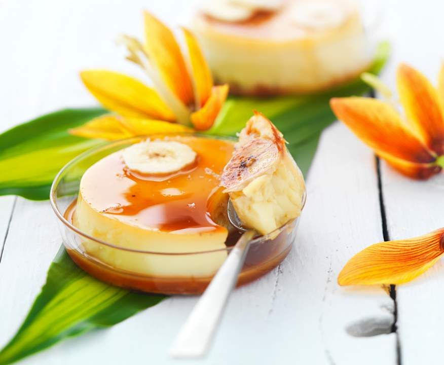 Crème caramel cocco e banana Protein