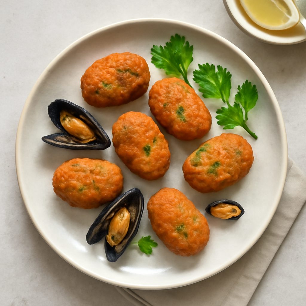 Crocchette di cozze proteiche low-carb