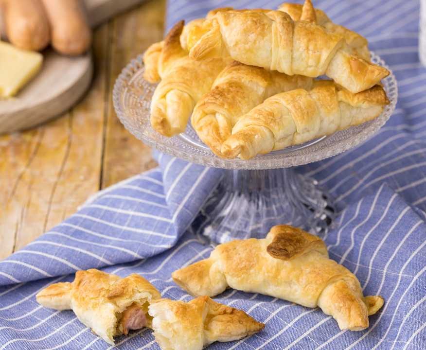 Croissant ai wurstel ed Emmental (senza glutine) Low Fat