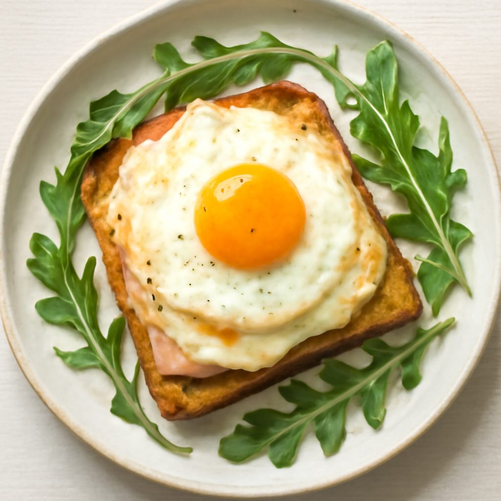 Croque Madame Proteico Low-Carb