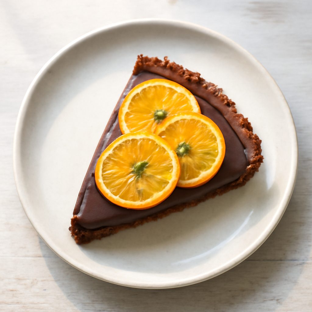 Crostata al Cioccolato Fondente e Arancia Low-Carb Proteica