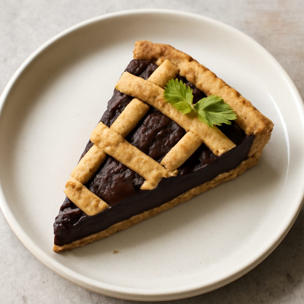 Crostata al Cioccolato con Spirali di Pere Protein