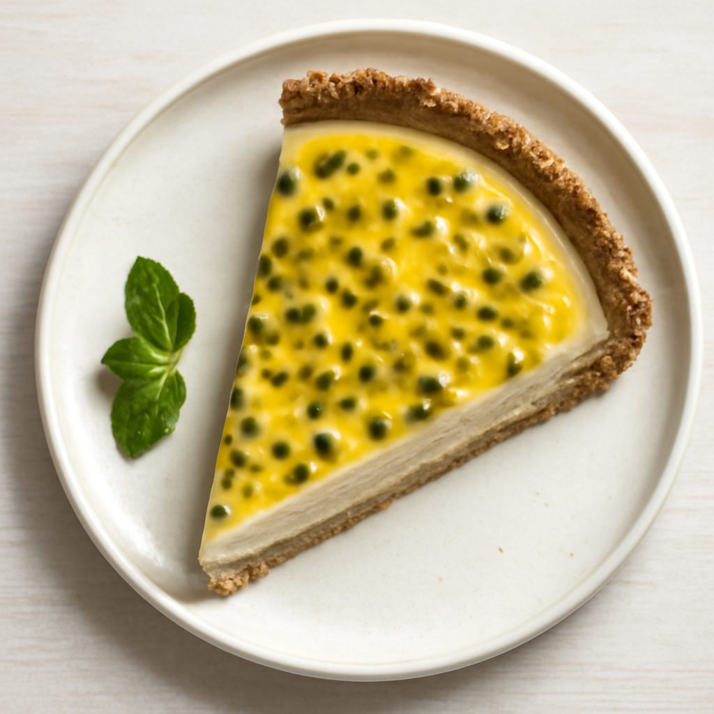 Crostata al Frutto della Passione e Vaniglia - Versione Proteica Low-Carb