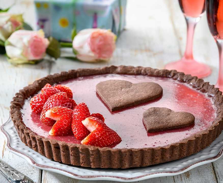 Crostata al moscato e fragole Low Fat