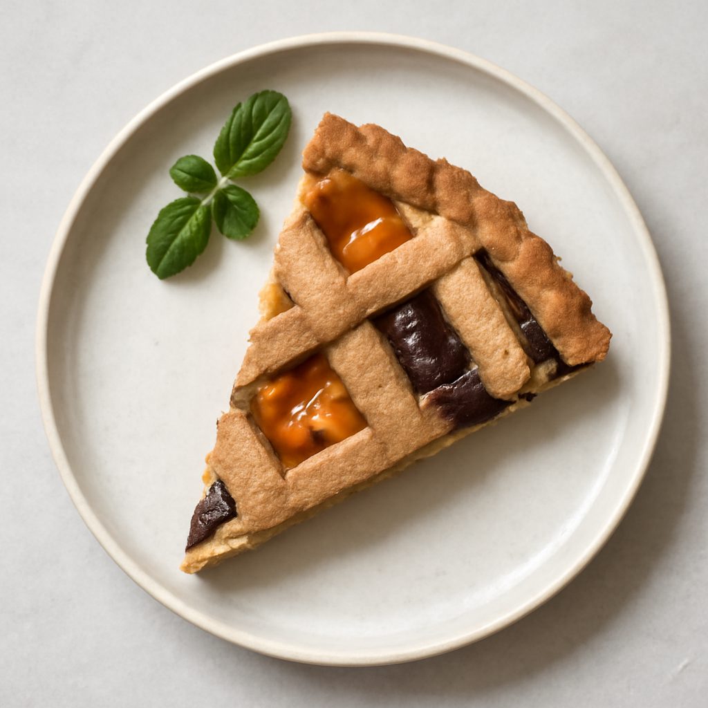 Crostata Albicocca e Cioccolato Fondente