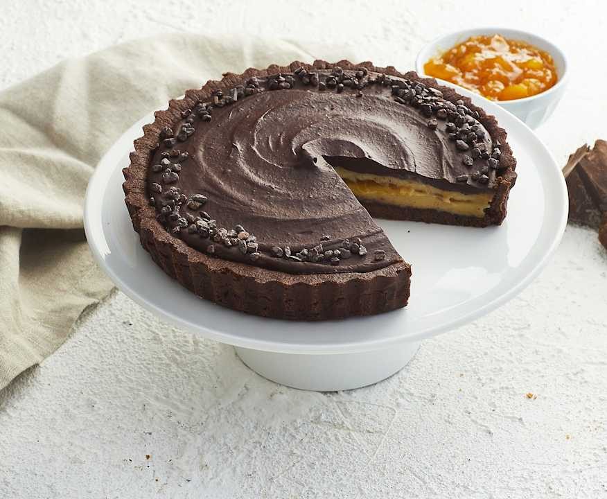 Crostata albicocca e cioccolato fondente Low Carb