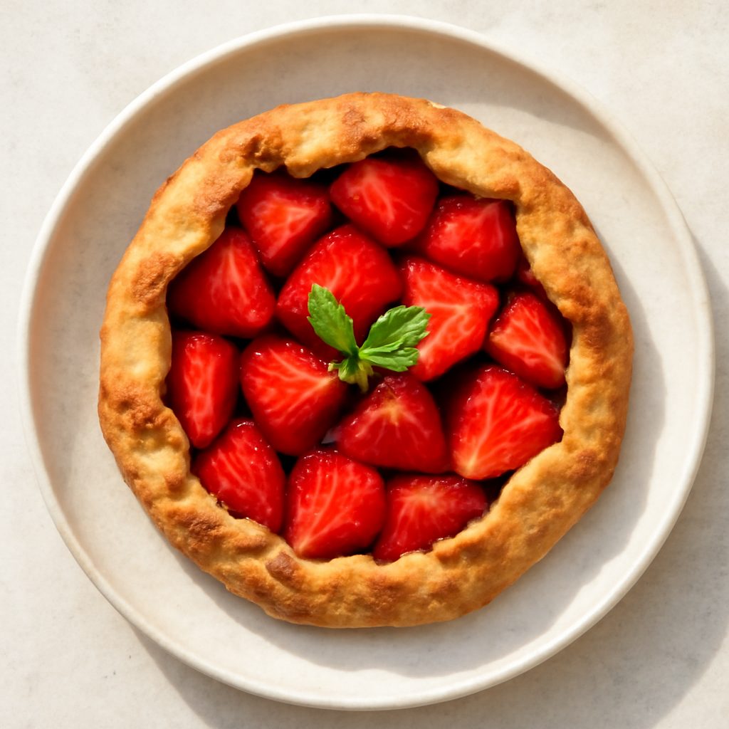 Crostata alle Fragole Low-Carb Proteica