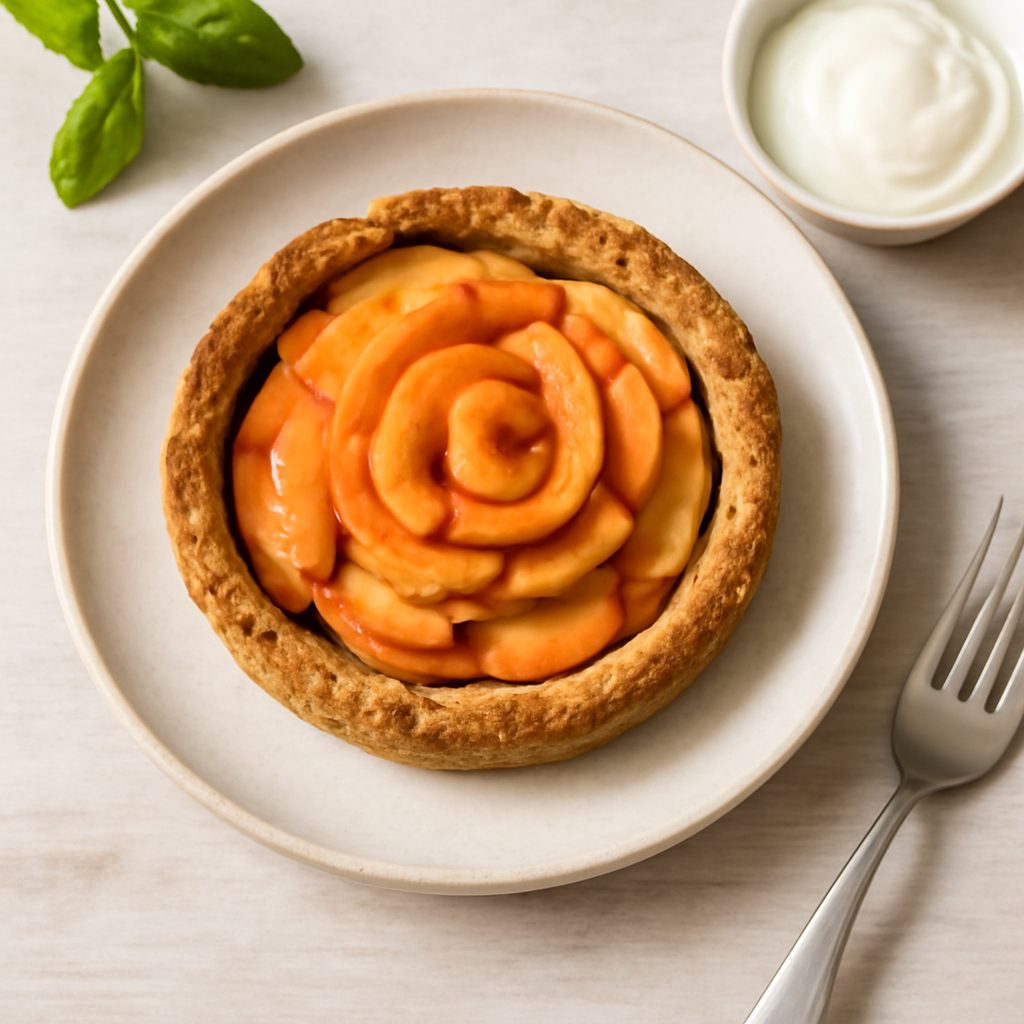 Crostata alle mele cotogne proteica low-carb