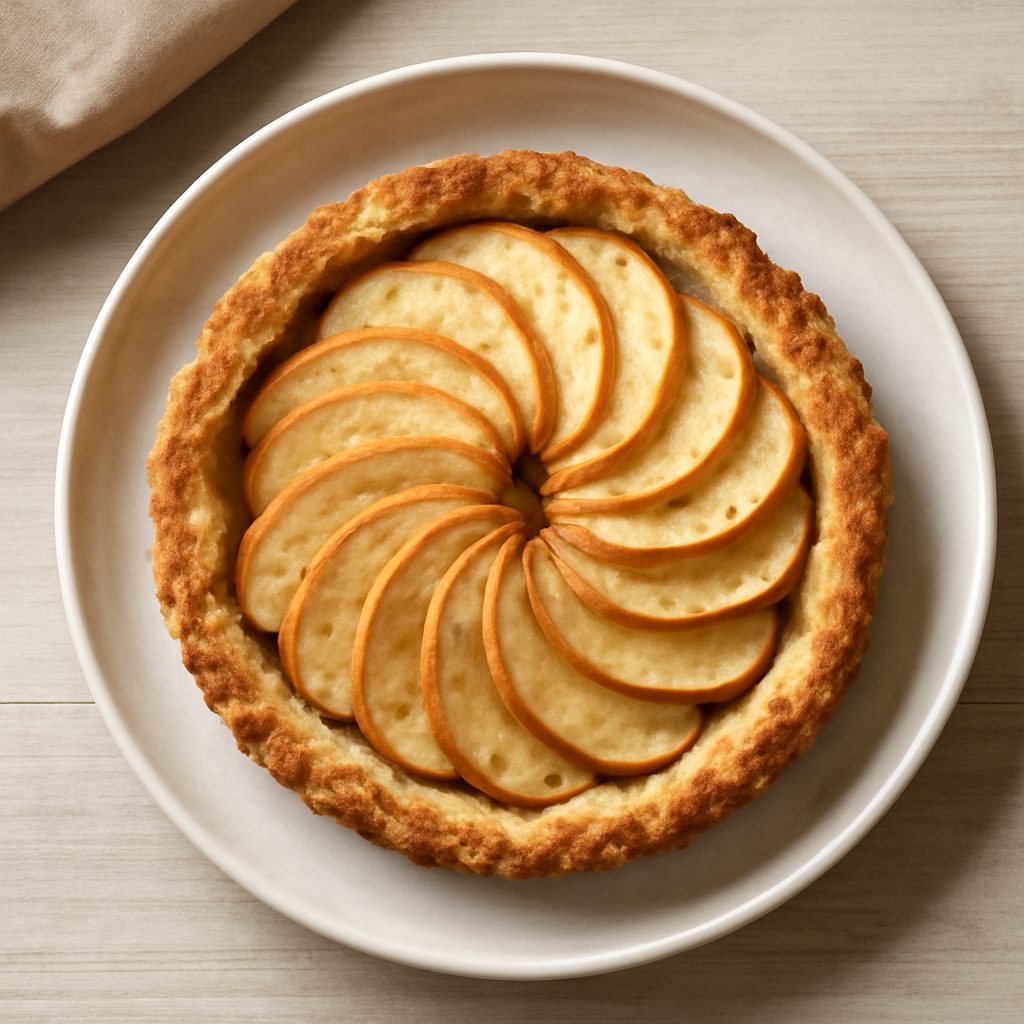 Crostata alle mele proteica low-carb