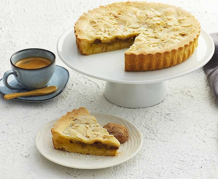 Crostata con crema e amaretti al caffè Protein