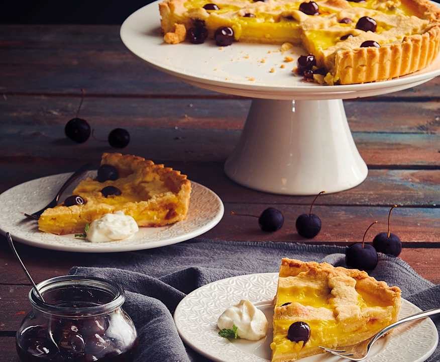 Crostata crema e amarene Protein