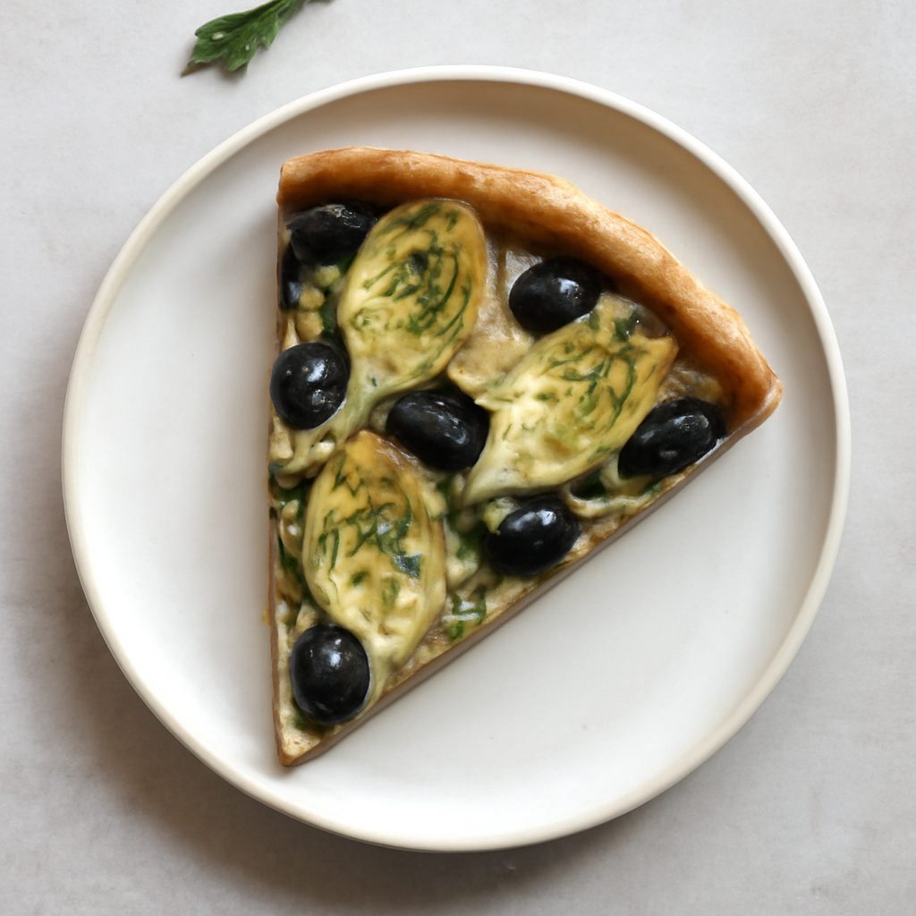 Crostata di carciofi e olive