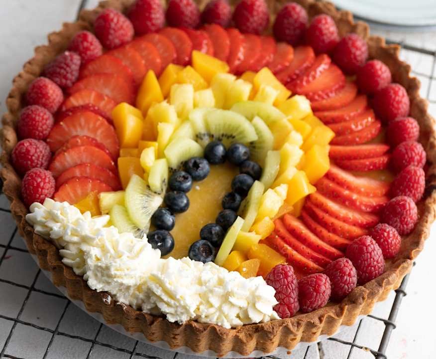 Crostata di frutta arcobaleno Low Fat