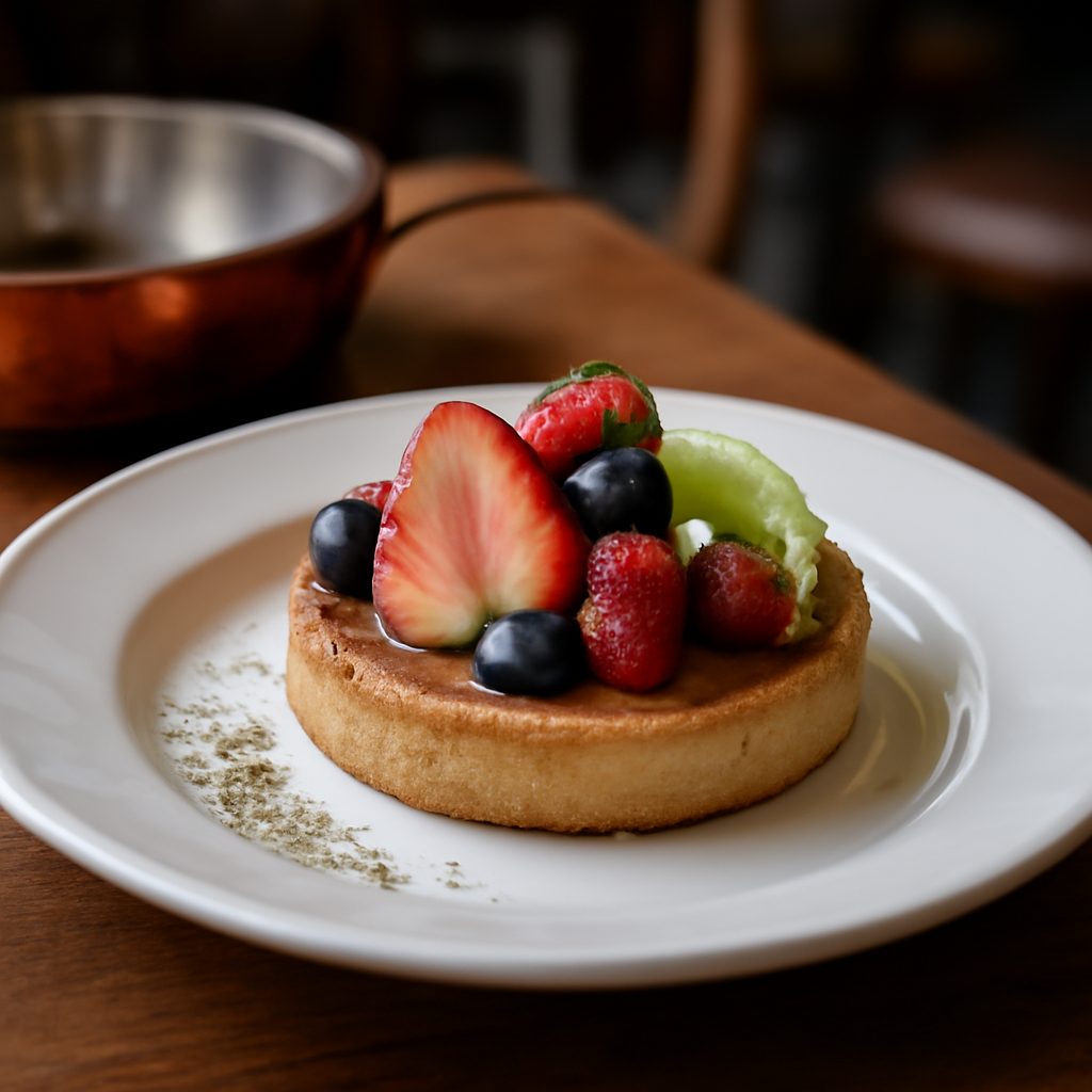 Crostata di Frutta con Crema di Mandorle Low Fat