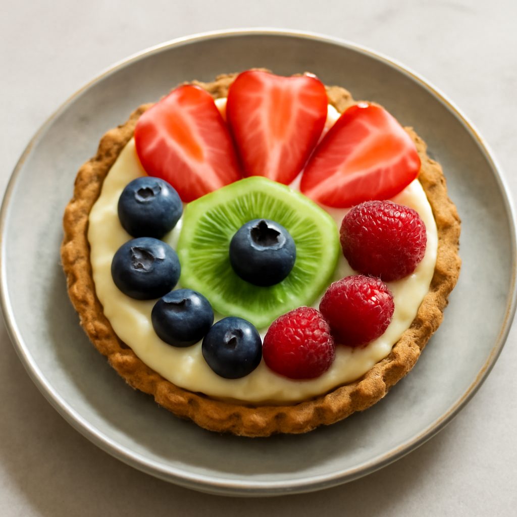Crostata di Frutta Fresca Proteica Low-Carb