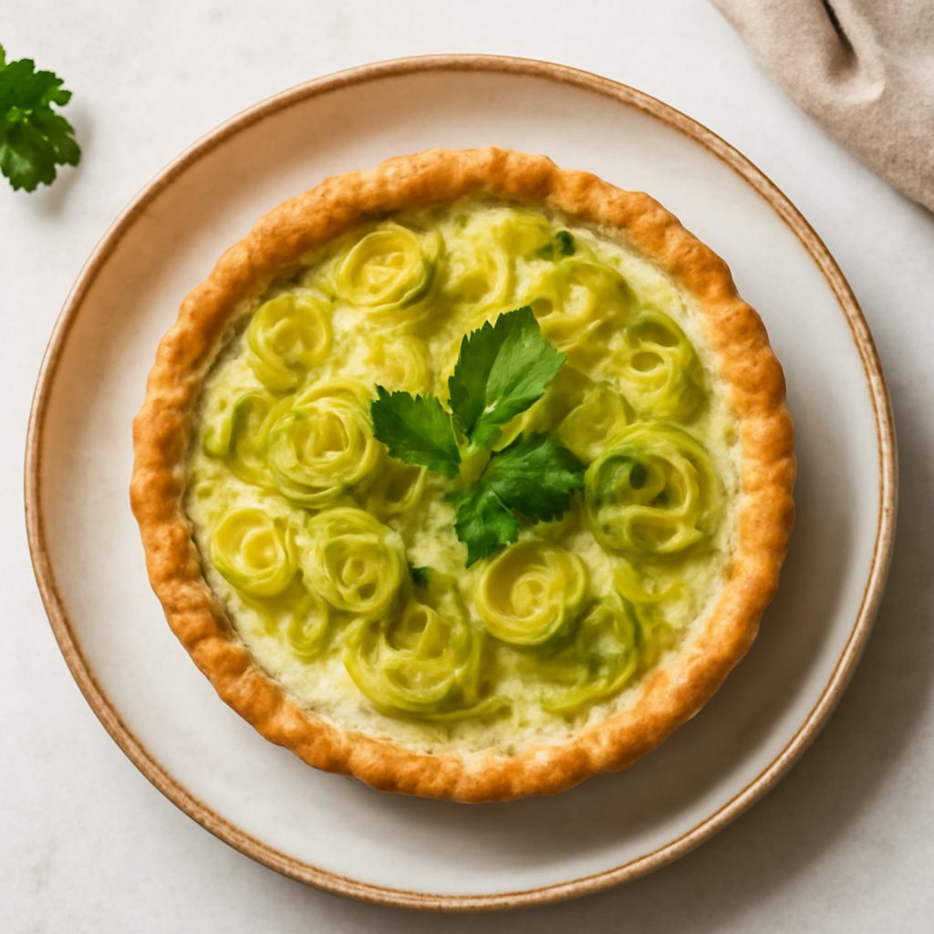 Crostata di porri fit Low Carb