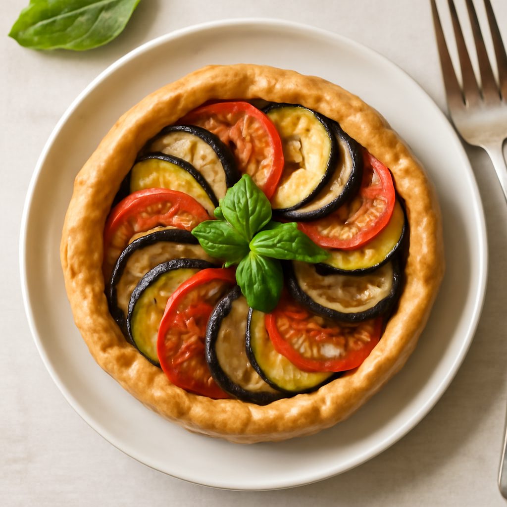 Crostata di verdure provenzale low-carb proteica