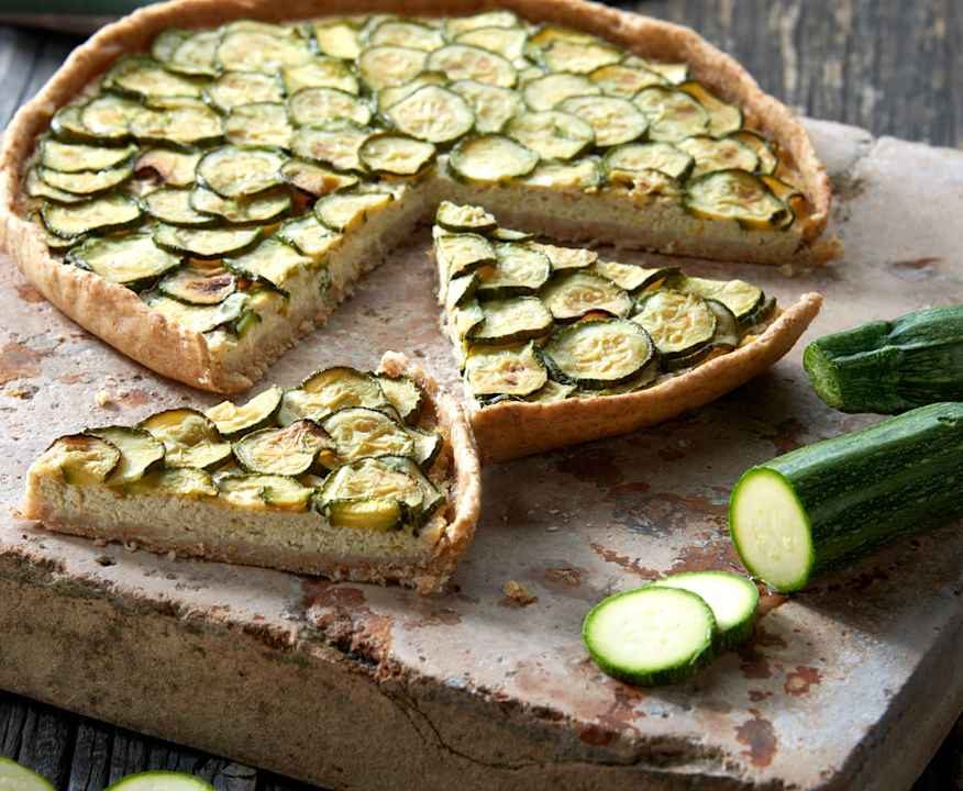 Crostata di zucchine (vegan) Low Carb