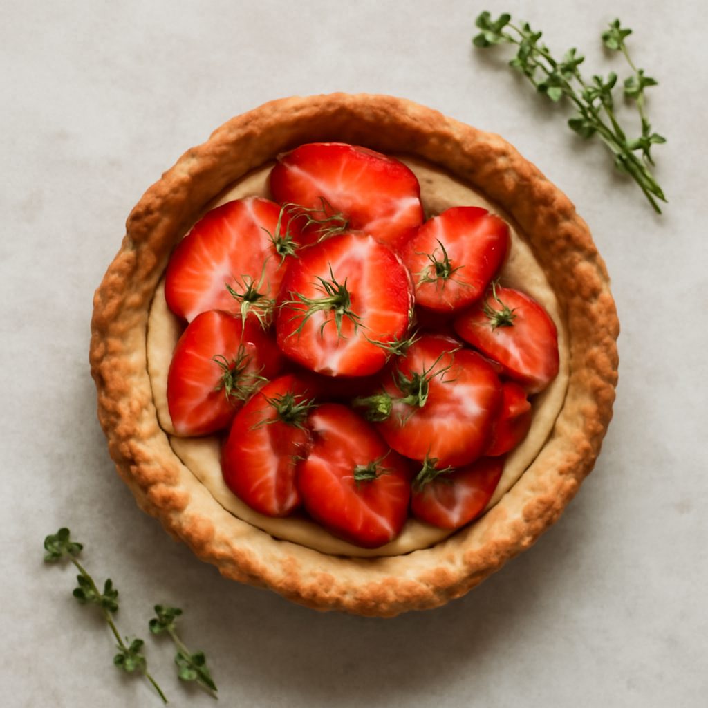 Crostata Fragole e Timo