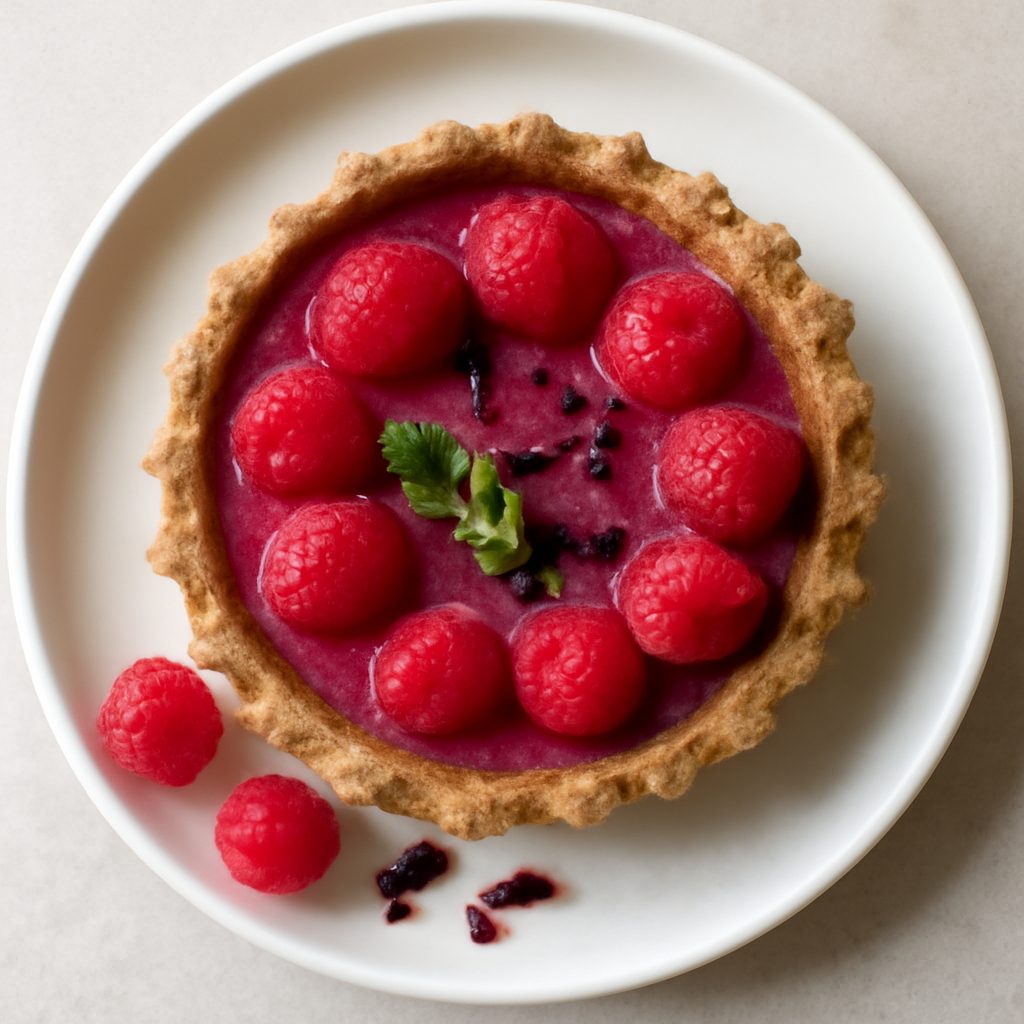 Crostata Ibisco e Lamponi