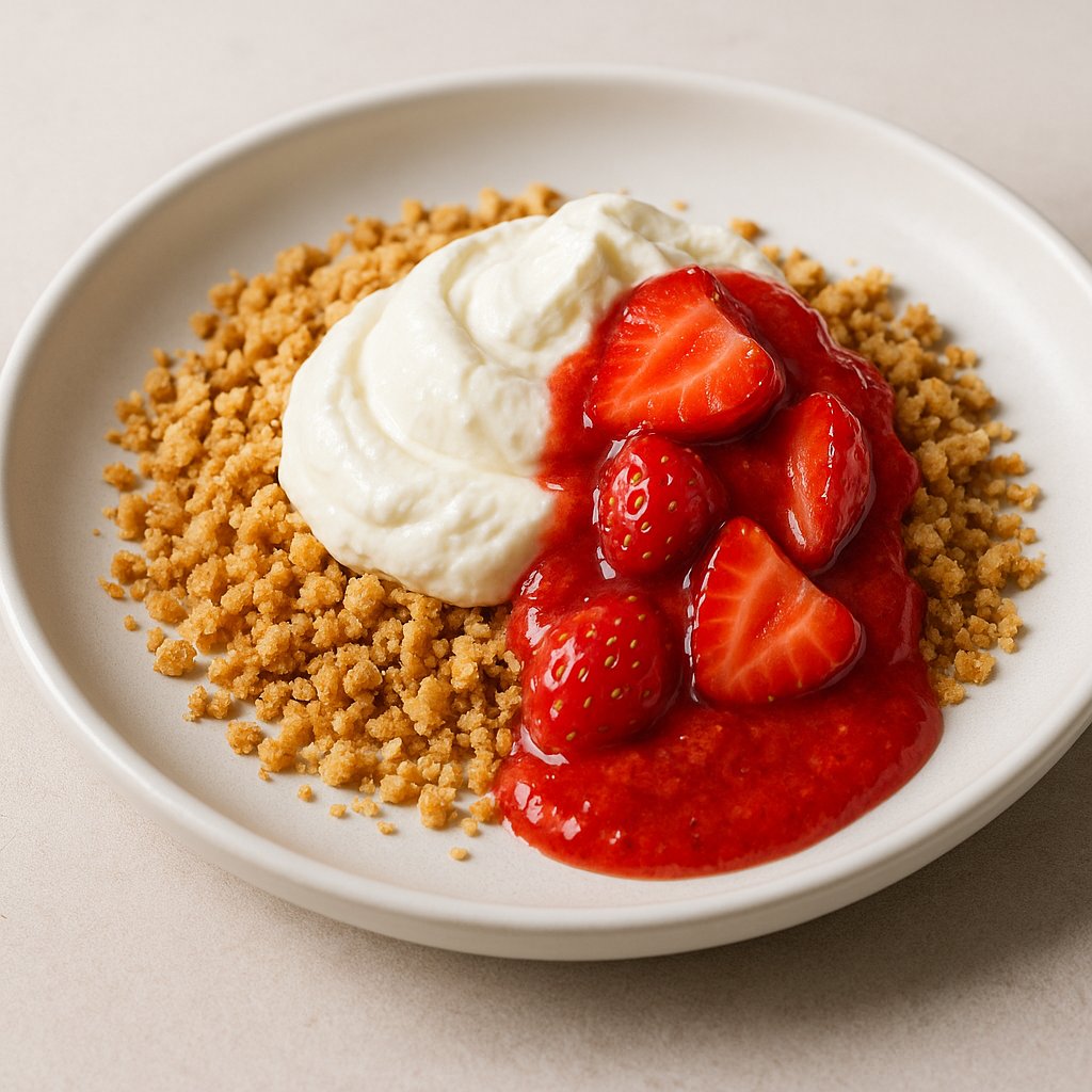 Crostata al cucchiaio fragole