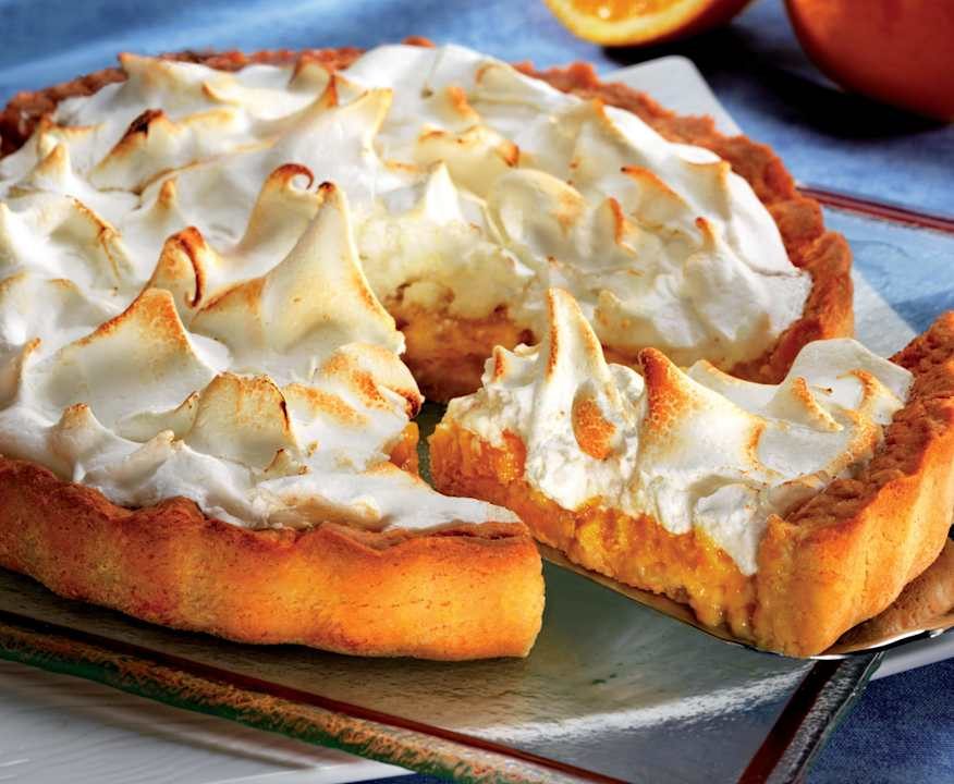 Crostata meringata all'arancia Low Fat