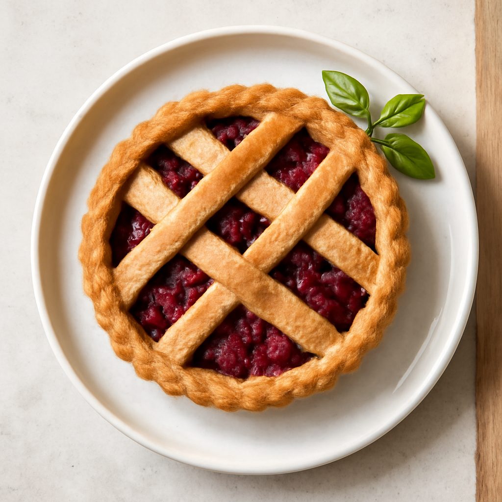 Crostata con Datterini in Agrodolce