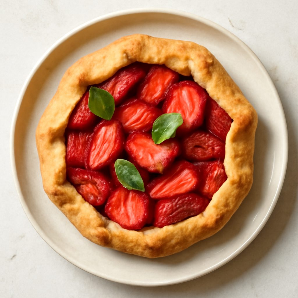 Crostata Ricotta, Cioccolato Bianco e Lamponi