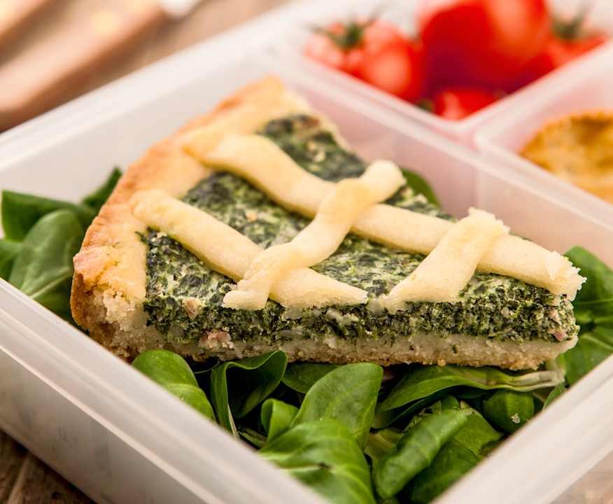 Crostata salata di spinaci Low Fat