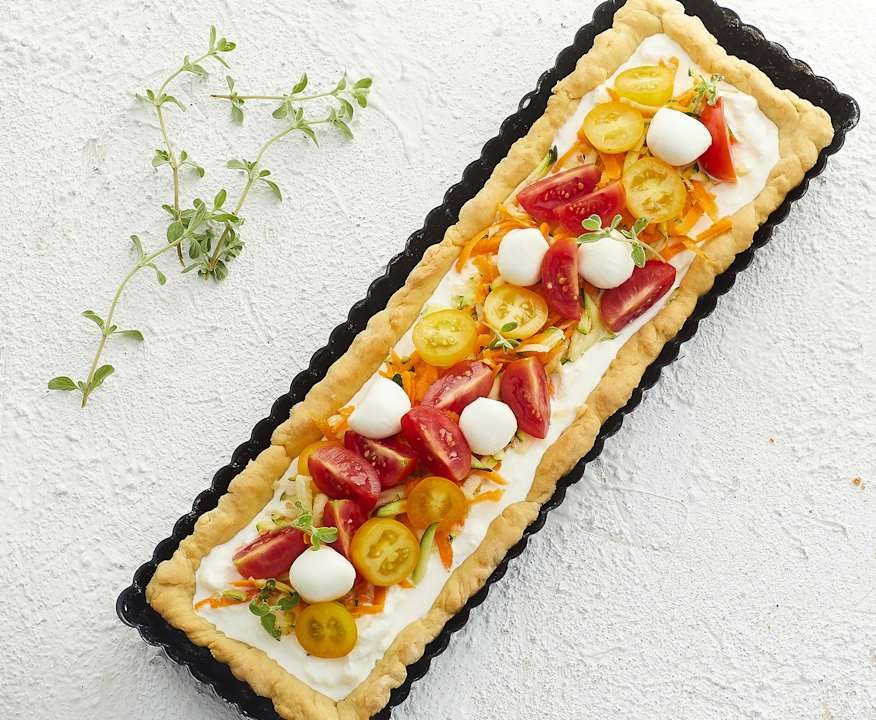 Crostata salata multicolore Low Fat