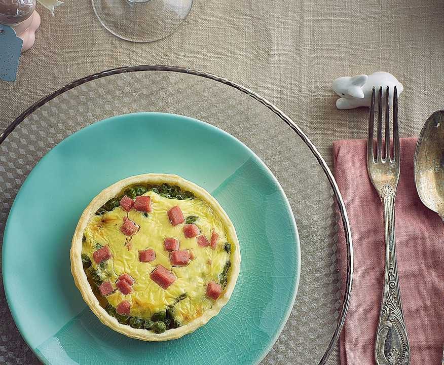 Crostatine ai piselli e prosciutto (senza glutine) Protein