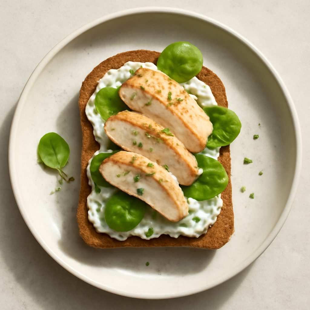Crostini al Caprino con Capperi e Mandorle