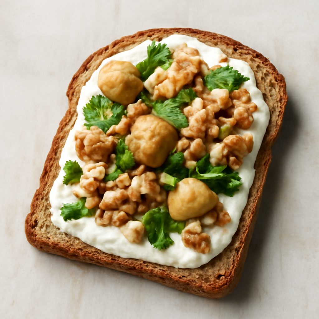 Crostini alle Castagne e Noci con Lardo e Miele