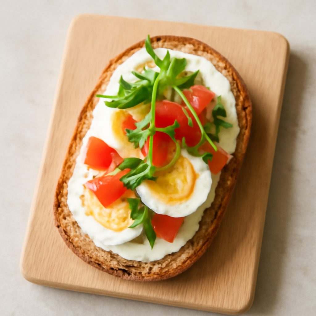 Crostini con lardo, mela e pancetta Low Carb