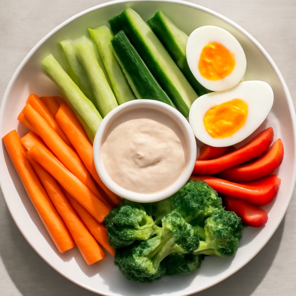 Cruditè di verdure con salsa