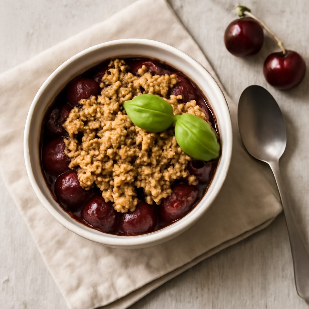 Crumble di Ciliegie