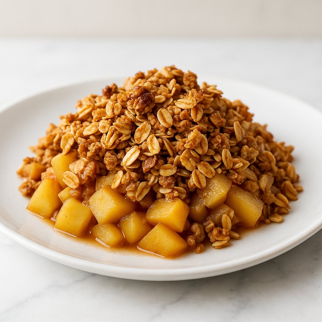 Crumble di mele alla cannella
