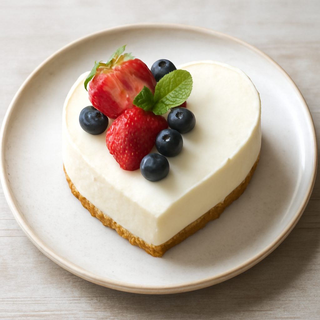 Cuore di Cheesecake ai Lamponi