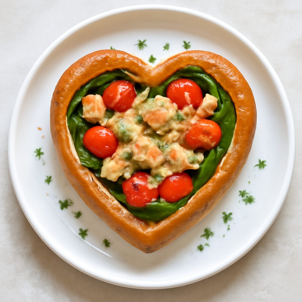 Cuore di Pane Intrecciato