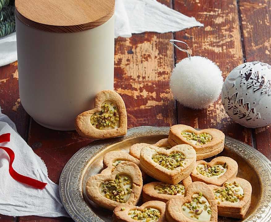 Cuori al cioccolato e pistacchio Protein