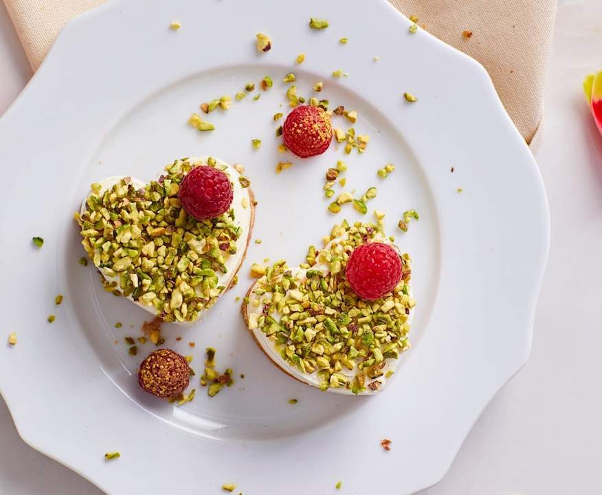 Cuori al mascarpone e pistacchi Protein
