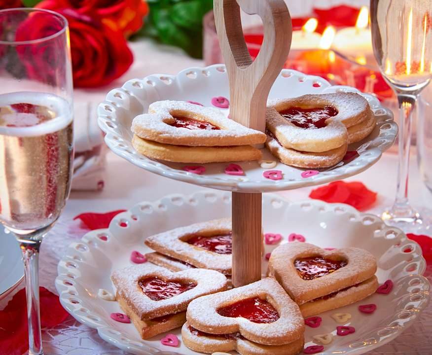 Cuori di frolla alla fragola (per 2 persone) Low Fat
