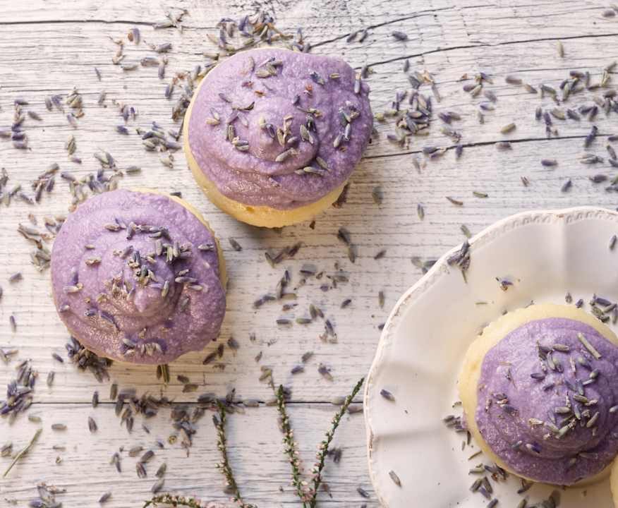 Cupcake al profumo di lavanda Low Fat