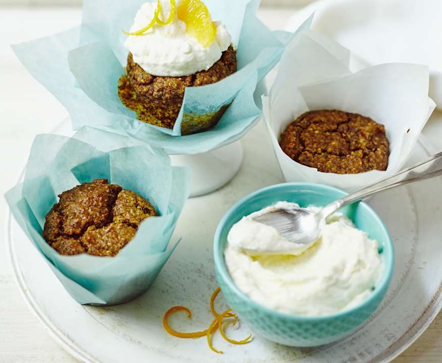 Cupcake alla zucca e arancio Protein