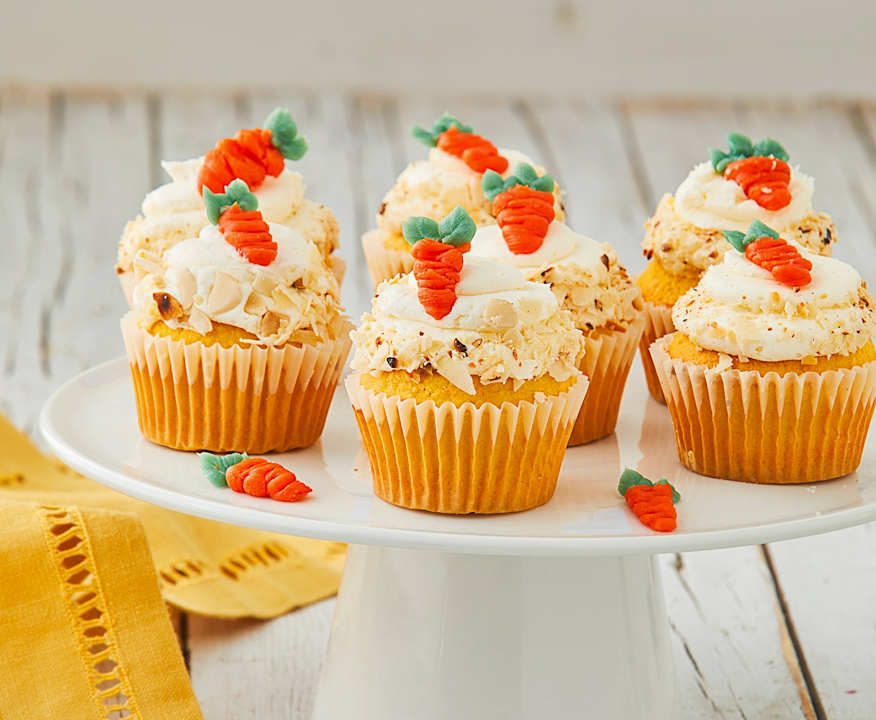 Cupcake mandorle e carote con crema al formaggio Protein